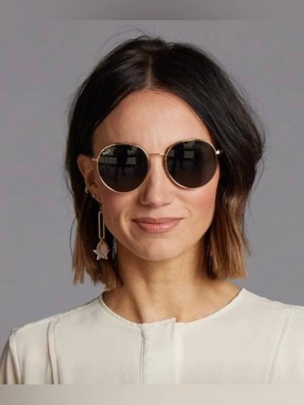 Luna Unisex Polarized Small Round Sunglasses By DAX Eyewear